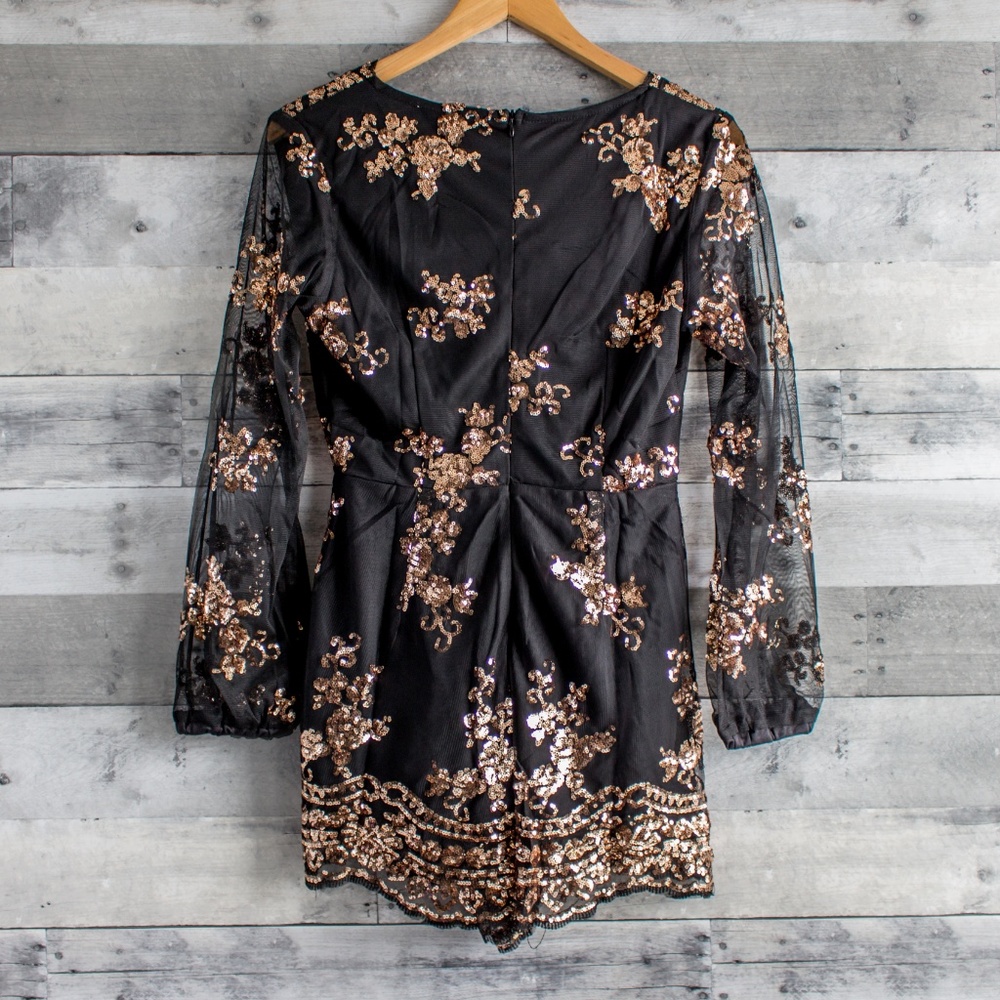 'Sequin Obsession' Romper - Picture 2 of 5